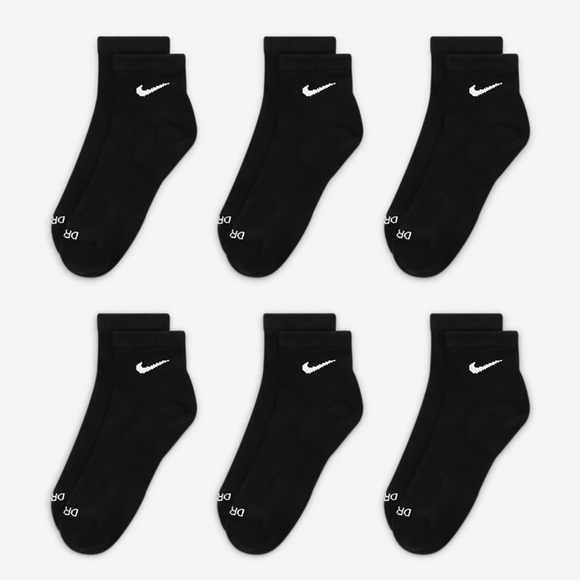 NIKE Training Ankle Socks (6 Pairs)
Nike Everyday Plus
Cushioned
NWT - Picture 3 of 5